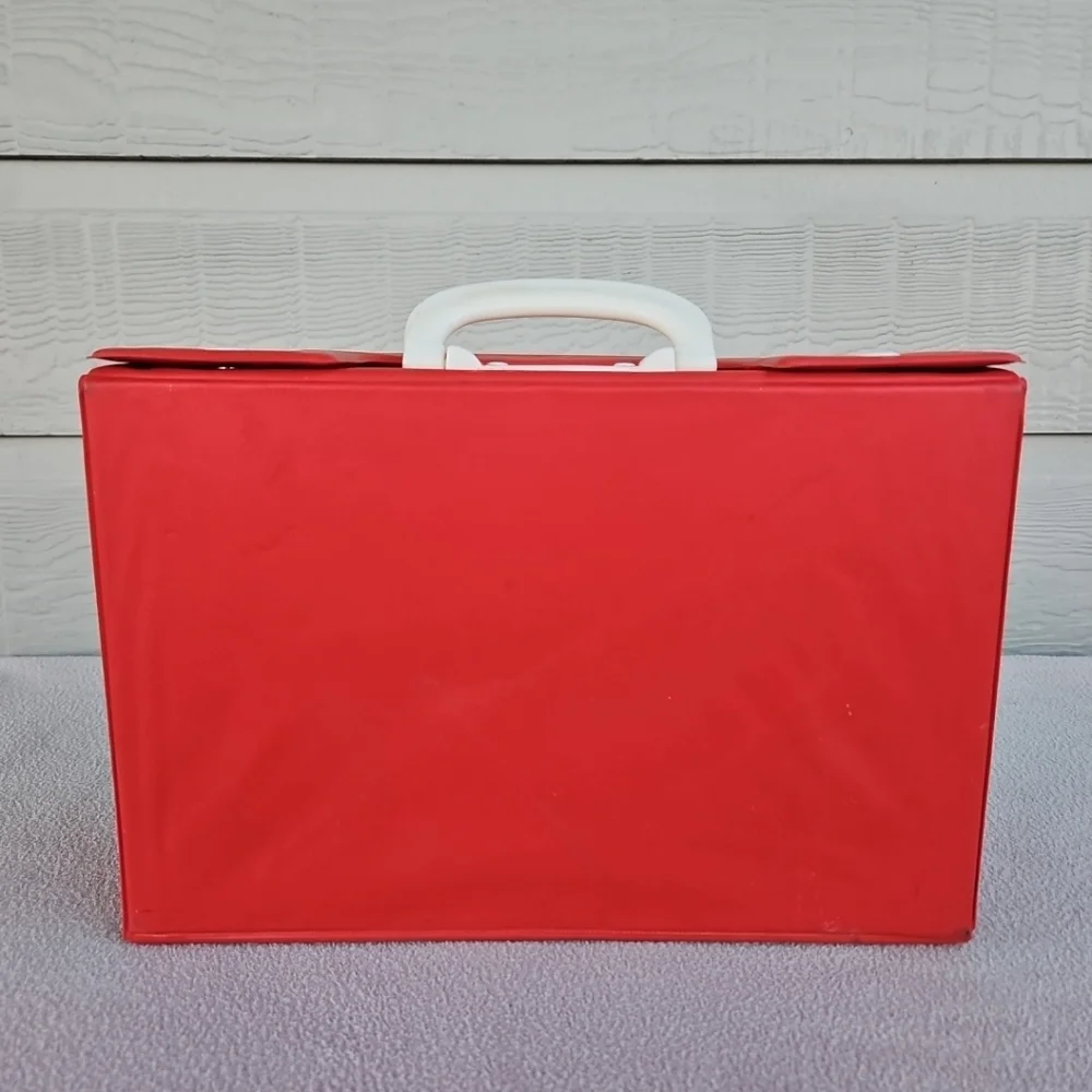 1986 The Saurus Gang Vinyl Storage Case Box Vintage Cliff Galbraith Swim Club